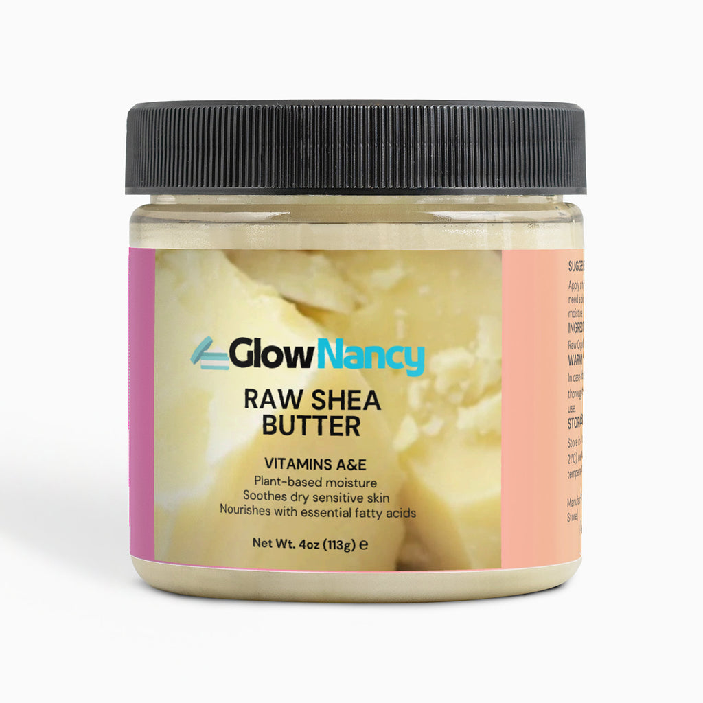 "GlowNancy Raw Shea Butter, Ultimate Nourishing Raw Shea Butter for Radiant Skin and Hair Care"