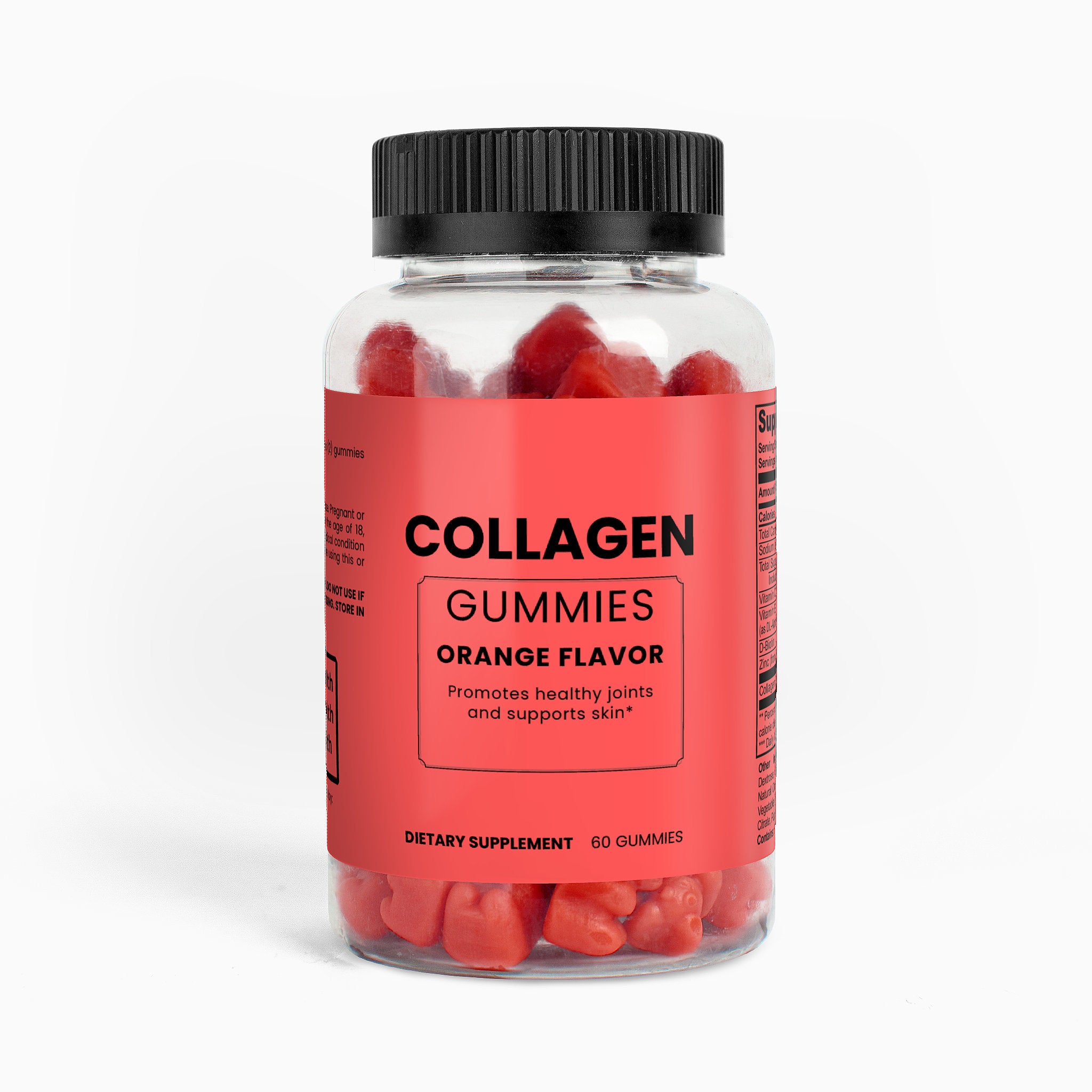 GlowNancy Collagen Gummies ,Orange Flavors,Skin revitalizing gummies.