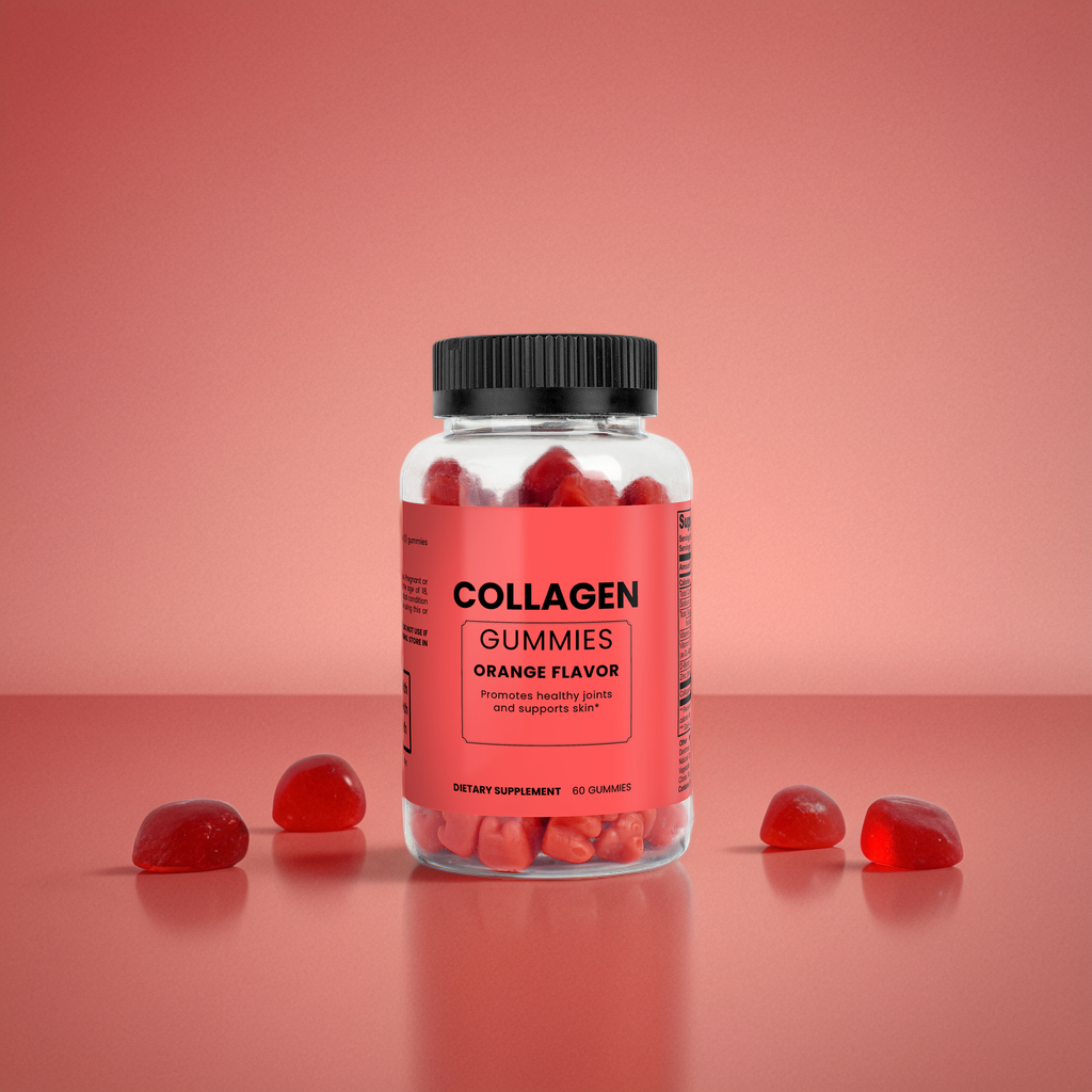 GlowNancy Collagen Gummies ,Orange Flavors,Skin revitalizing gummies.