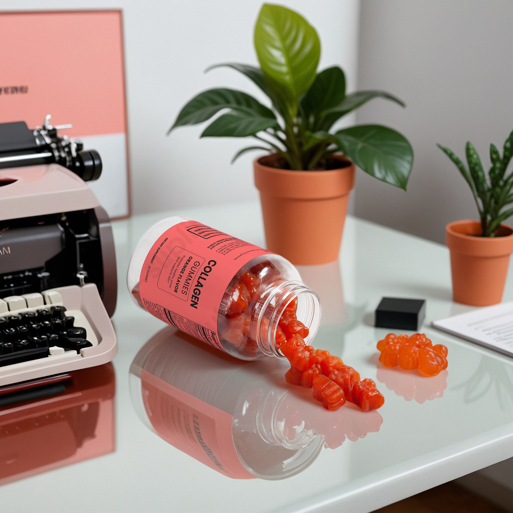 GlowNancy Collagen Gummies ,Orange Flavors,Skin revitalizing gummies.