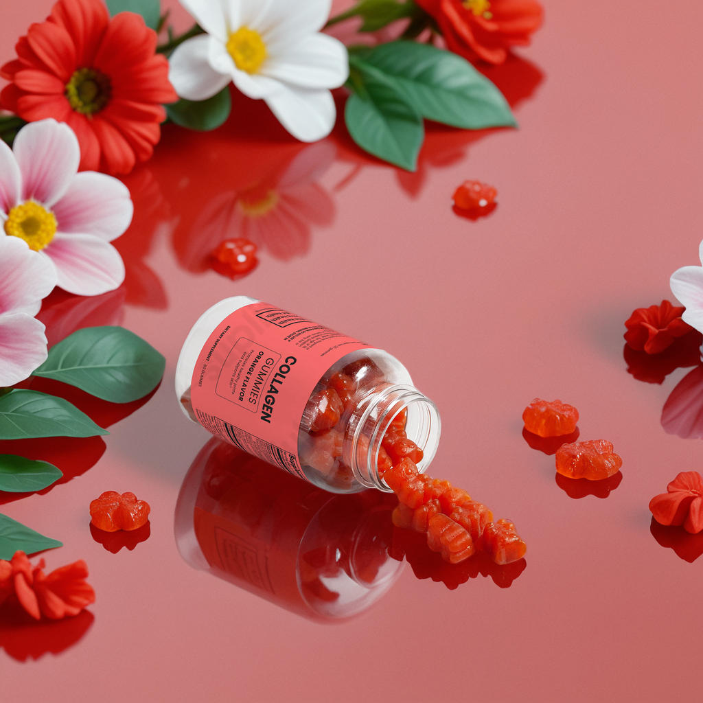 GlowNancy Collagen Gummies ,Orange Flavors,Skin revitalizing gummies.