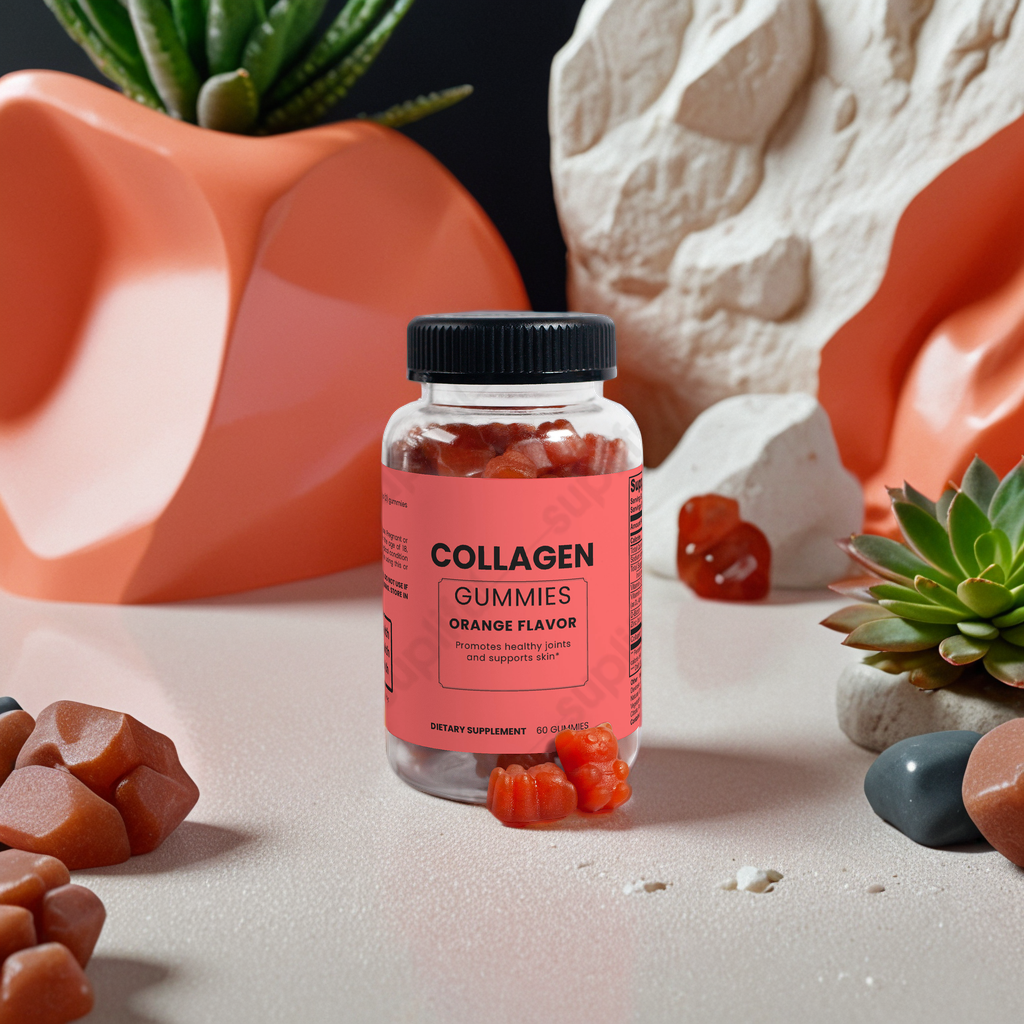 GlowNancy Collagen Gummies ,Orange Flavors,Skin revitalizing gummies.